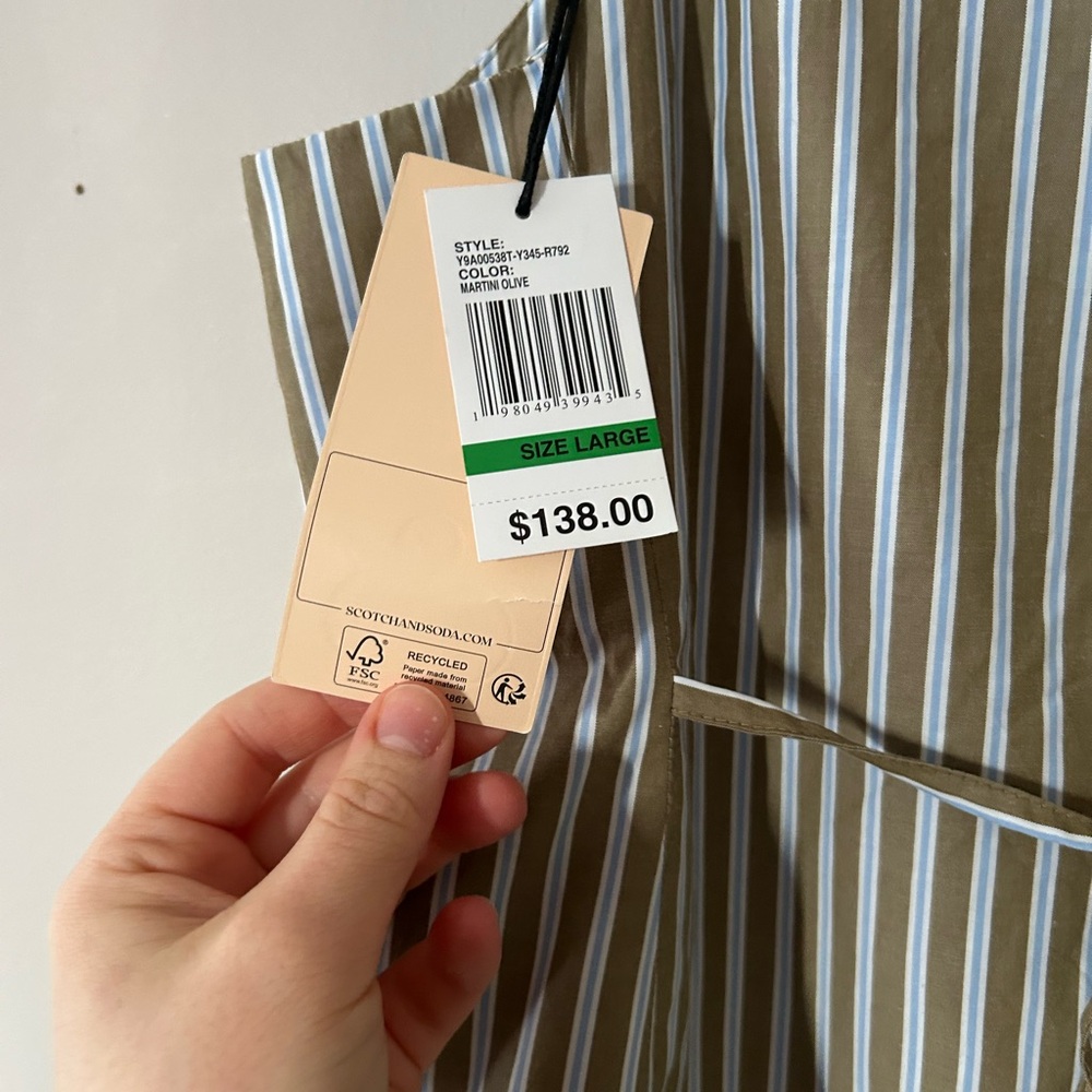Blue & Green Striped Top | Scotch & Soda - Picture 5 of 5